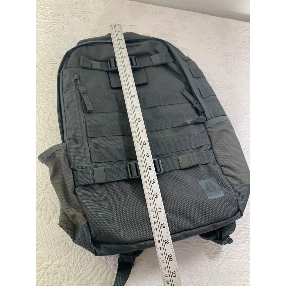 Nixon Smith Backpack Graphite C2904 132-00 Tactical Skate Laptop Bag New